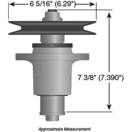 Stens New 285-947 Spindle Assembly For Exmark Lazer Z Ct 44 In., 48 In. 285-947